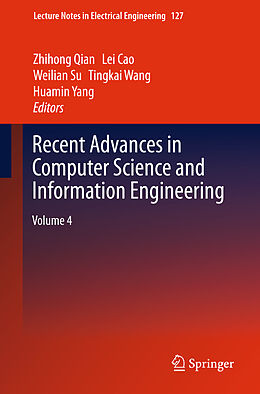 Livre Relié Recent Advances in Computer Science and Information Engineering de 