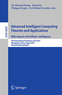 Kartonierter Einband Advanced Intelligent Computing Theories and Applications von 