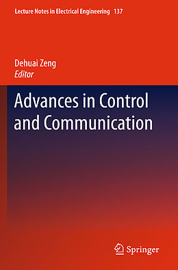 Livre Relié Advances in Control and Communication de 