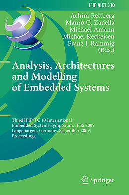 Kartonierter Einband Analysis, Architectures and Modelling of Embedded Systems von 