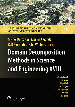 Kartonierter Einband Domain Decomposition Methods in Science and Engineering XVIII von 