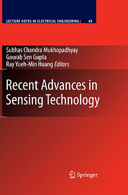 Couverture cartonnée Recent Advances in Sensing Technology de 