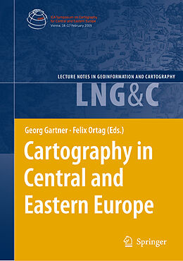 Couverture cartonnée Cartography in Central and Eastern Europe de 