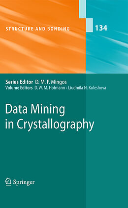 Couverture cartonnée Data Mining in Crystallography de 