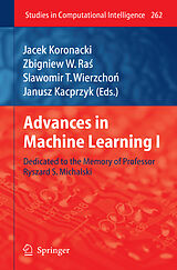 Couverture cartonnée Advances in Machine Learning I de 