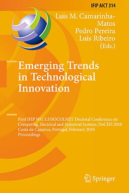 Kartonierter Einband Emerging Trends in Technological Innovation von 