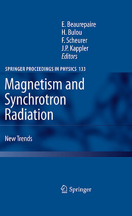 Couverture cartonnée Magnetism and Synchrotron Radiation de 