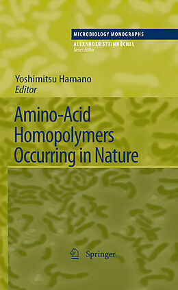 Kartonierter Einband Amino-Acid Homopolymers Occurring in Nature von 