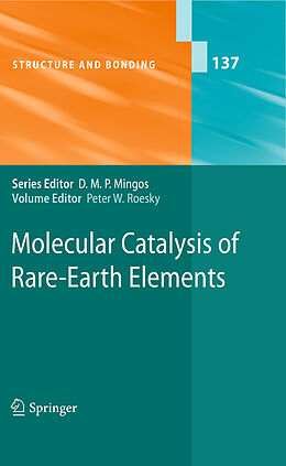 Couverture cartonnée Molecular Catalysis of Rare-Earth Elements de 
