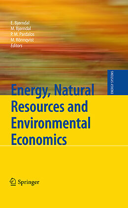 Couverture cartonnée Energy, Natural Resources and Environmental Economics de 