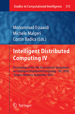 Couverture cartonnée Intelligent Distributed Computing IV de 
