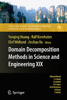 Kartonierter Einband Domain Decomposition Methods in Science and Engineering XIX von 