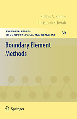 Kartonierter Einband Boundary Element Methods von Christoph Schwab, Stefan A. Sauter