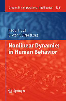 Couverture cartonnée Nonlinear Dynamics in Human Behavior de 