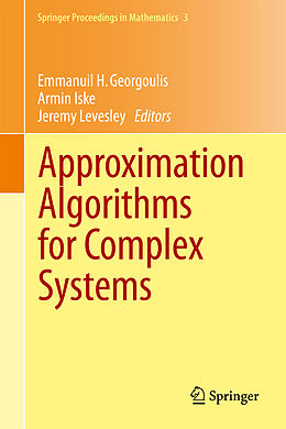 Couverture cartonnée Approximation Algorithms for Complex Systems de 