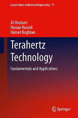 Couverture cartonnée Terahertz Technology de Ali Rostami, Hamed Baghban, Hassan Rasooli