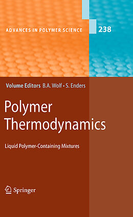 Couverture cartonnée Polymer Thermodynamics de 