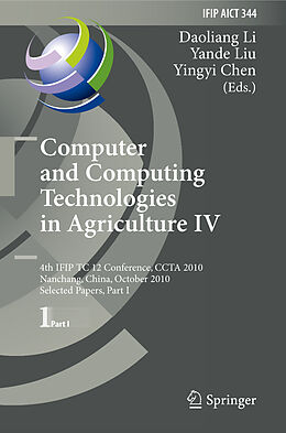 Kartonierter Einband Computer and Computing Technologies in Agriculture IV von 