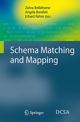 Couverture cartonnée Schema Matching and Mapping de 