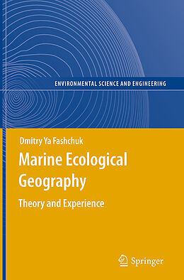 Kartonierter Einband Marine Ecological Geography von Dmitry Ya Fashchuk