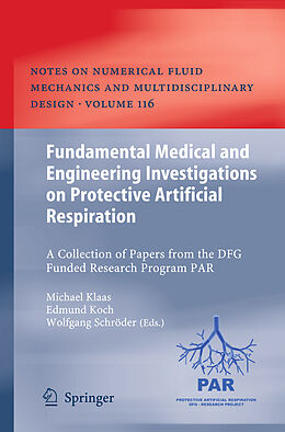 Couverture cartonnée Fundamental Medical and Engineering Investigations on Protective Artificial Respiration de 
