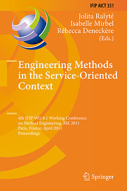 Kartonierter Einband Engineering Methods in the Service-Oriented Context von 