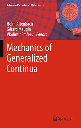 Kartonierter Einband Mechanics of Generalized Continua von 