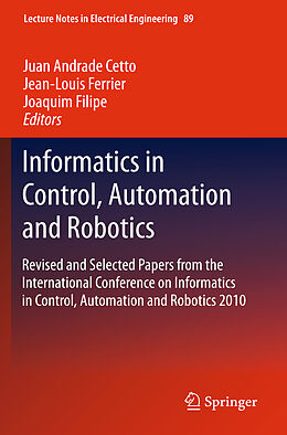 Couverture cartonnée Informatics in Control, Automation and Robotics de 