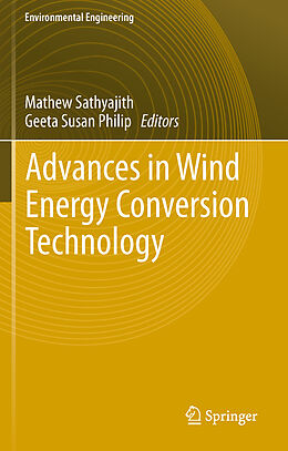 Couverture cartonnée Advances in Wind Energy Conversion Technology de 