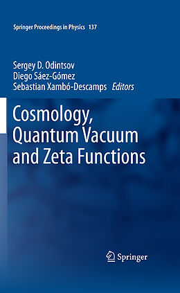 Couverture cartonnée Cosmology, Quantum Vacuum and Zeta Functions de 