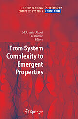 Couverture cartonnée From System Complexity to Emergent Properties de 