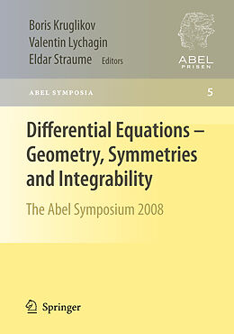 Couverture cartonnée Differential Equations - Geometry, Symmetries and Integrability de 