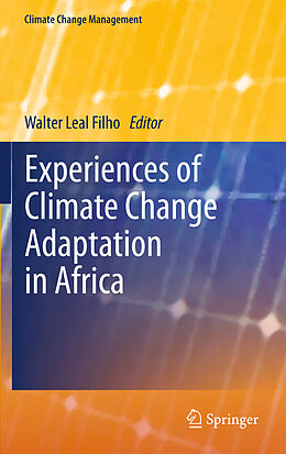 Couverture cartonnée Experiences of Climate Change Adaptation in Africa de 