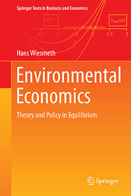 Couverture cartonnée Environmental Economics de Hans Wiesmeth