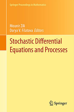 Couverture cartonnée Stochastic Differential Equations and Processes de 
