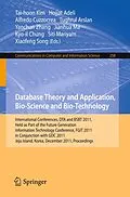 E-Book (pdf) Database Theory and Application, Bio-Science and Bio-Technology von 