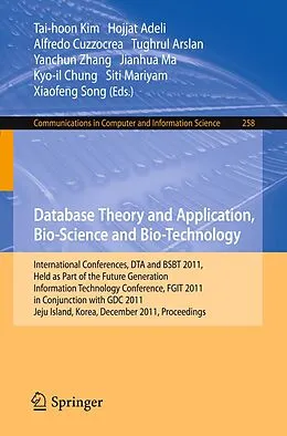 E-Book (pdf) Database Theory and Application, Bio-Science and Bio-Technology von 
