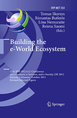 Fester Einband Building the e-World Ecosystem von 