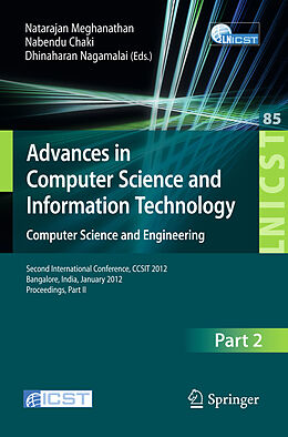 Couverture cartonnée Advances in Computer Science and Information Technology. Computer Science and Engineering de 