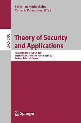 E-Book (pdf) Theory of Security and Applications von 
