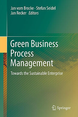 Livre Relié Green Business Process Management de 