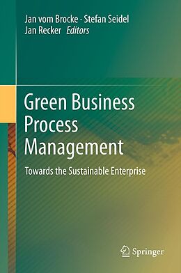 eBook (pdf) Green Business Process Management de Jan vom Brocke, Stefan Seidel, Jan Recker