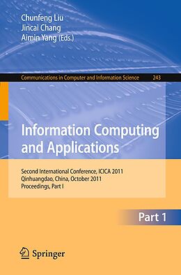 E-Book (pdf) Information Computing and Applications von 