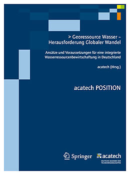 E-Book (pdf) Georessource Wasser - Herausforderung Globaler Wandel von acatech - Deutsche Akademie der Technikwiss