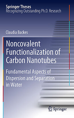 Fester Einband Noncovalent Functionalization of Carbon Nanotubes von Claudia Backes