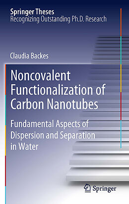 E-Book (pdf) Noncovalent Functionalization of Carbon Nanotubes von Claudia Backes