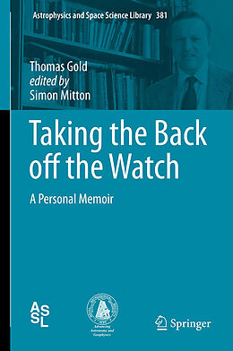 Livre Relié Taking the Back off the Watch de Thomas Gold