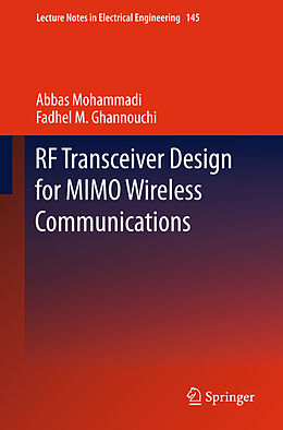 eBook (pdf) RF Transceiver Design for MIMO Wireless Communications de Abbas Mohammadi, Fadhel M. Ghannouchi