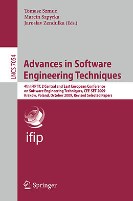 Kartonierter Einband Advances in Software Engineering Techniques von 