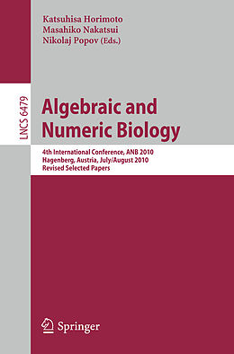 Kartonierter Einband Algebraic and Numeric Biology von 